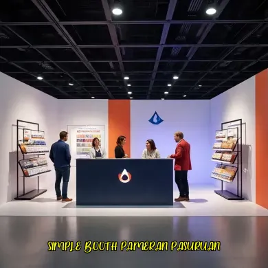 Simple Booth Pameran Pasuruan
